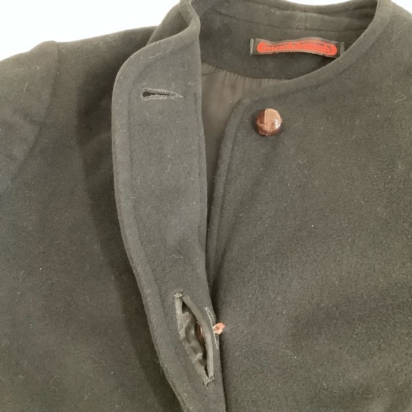 Mackintosh vintage black wool jacket size 14 EUC - Picture 8 of 10